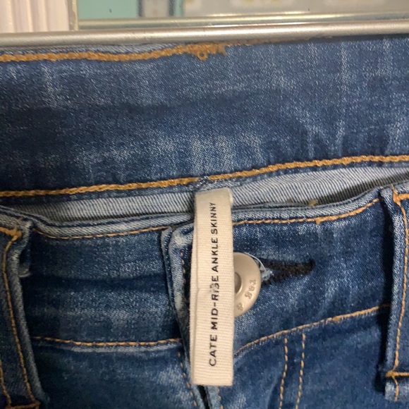 Rag & Bone Cate Mid rise skinny Frayed hem 26 - Picture 7 of 9